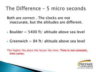 Why Is Time Innacurate Nature of time | PPTX