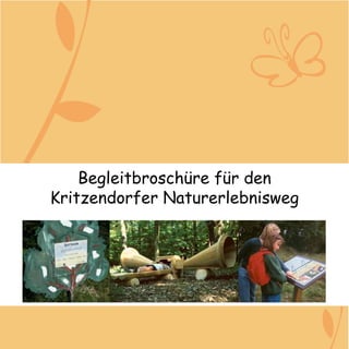 Begleitbroschüre für den
Kritzendorfer Naturerlebnisweg
 