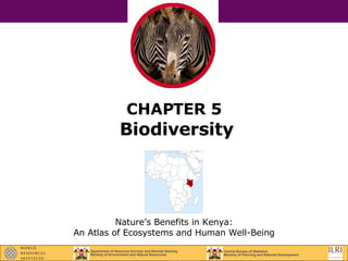 CHAPTER 5   Biodiversity Nature’s Benefits in Kenya: An Atlas of Ecosystems and Human Well-Being 
