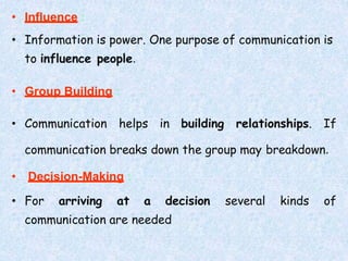 Nature scope of business communication ppt | PPTX