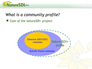Metadata specification at work: some examples of INSPIRE use cases with ...