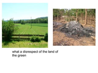 what a disrespect of the land of the green 