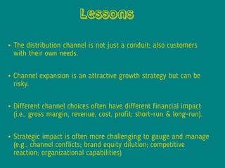 Lessons
•
•
•
•