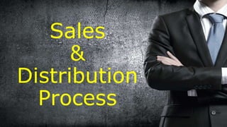 Sales
&
Distribution
Process
 
