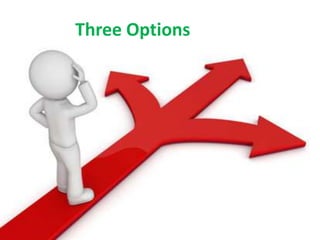 Three Options
 
