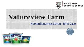 Harvard business School Brief Case
 