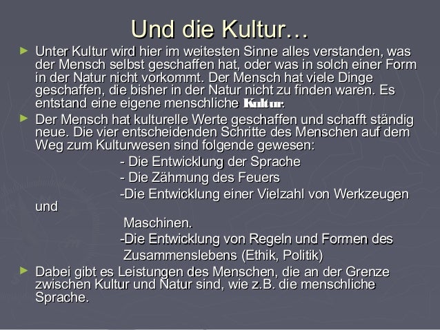 Natur und Kultur