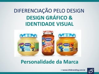 DIFERENCIAÇÃO PELO DESIGN
DESIGN GRÁFICO &
IDENTIDADE VISUAL

Personalidade da Marca

 
