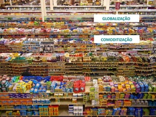 GLOBALIZAÇÃO

COMODITIZAÇÃO

 