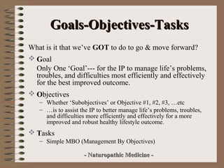 Health Counseling - IEE Model - Naturopathic Medicine | PPT