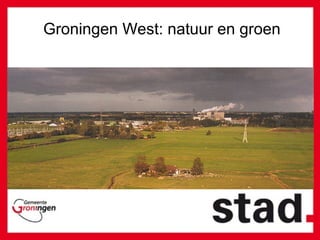 Groningen West: natuur en groen
 