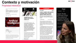 @natzir9
Contexto y motivación
Propiedad Intelectual
 