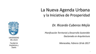 La Nueva Agenda Urbana | PPT