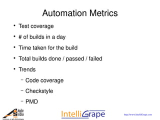 Metrics for Agile Projects