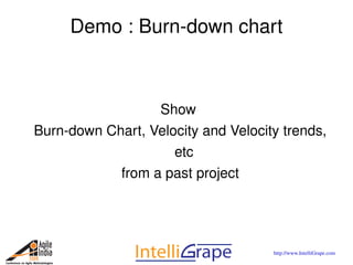 Metrics for Agile Projects