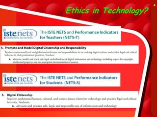4

Ethics in Technology?
 