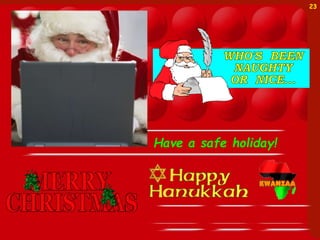 Have a safe holiday!
23
 