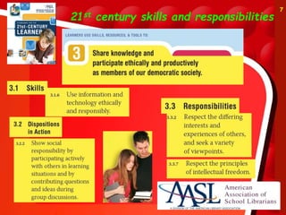 21st century skills and responsibilities
7
 