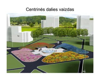Centrinės dalies vaizdas
 