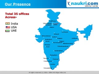 Our Presence Total 35 offices Across- India USA   UAE 