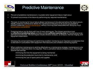 Predictive Maintenance
The aim of predictive maintenance is to predict when equipment failure might occur.
To prevent occu...