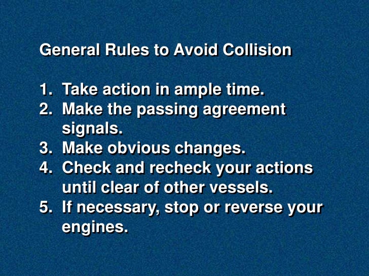 Nautical Rules of the Road