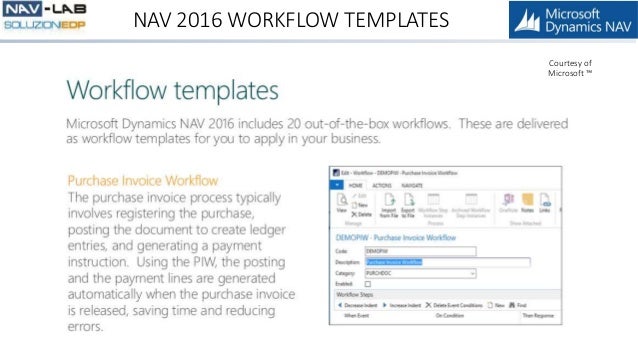 nav 2016 workflow