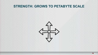 STRENGTH: GROWS TO PETABYTE SCALE
 