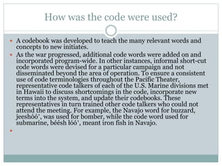 Navajo Code Talkers | PPT