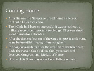 Navajo Code Talkers, Our Heroes! | PPSX