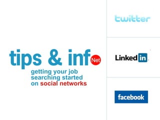 getting your job searching started on  social networks 