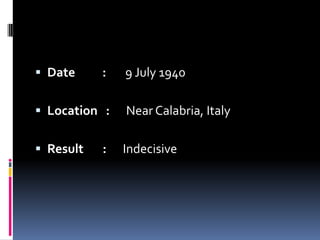 The attack struck the battle fleet of the Regia Marina at anchor in the harbor of Taranto utilizing aerial torpedoes.