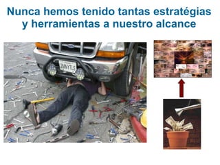 Nunca hemos tenido tantas estratégias y herramientas a nuestro alcance 