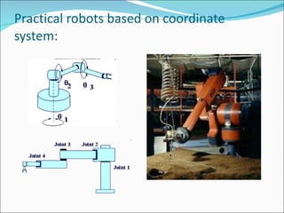 Practical robots based on coordinate system: 