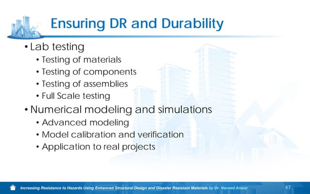 Increasing Resistance to Hazards Using Enhanced Structural Design and ...