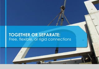 Click to edit Master title styleTOGETHER OR SEPARATE:
Free, flexible, or rigid connections
 