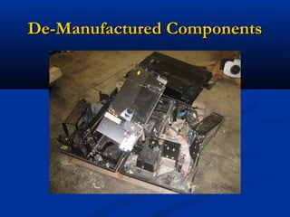 De-Manufactured ComponentsDe-Manufactured Components
 