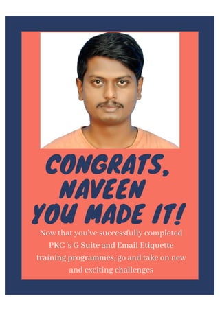 Hearty congratulations to PKC members for attaining the new skills. 