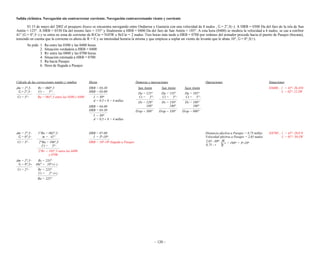 Ejercicios de navegacion costera