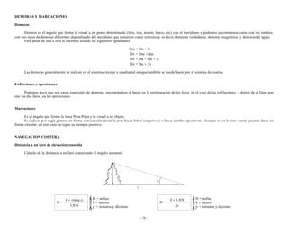 Ejercicios de navegacion costera