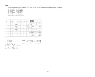 Ejercicios de navegacion costera
