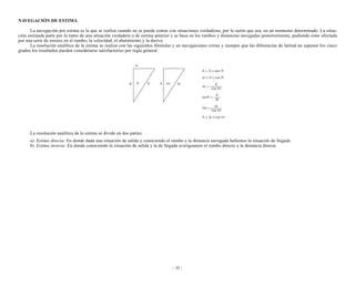 Ejercicios de navegacion costera
