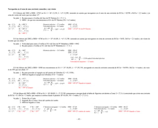 Ejercicios de navegacion costera