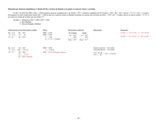 Ejercicios de navegacion costera