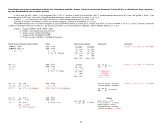 Ejercicios de navegacion costera