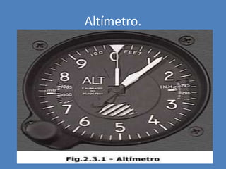 Altímetro. 
 