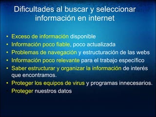 Navegar por internet para acceder a información, recursos y servicios