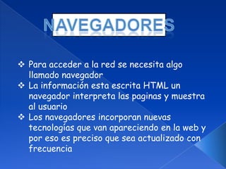 NAVEGADORES ,[object Object]