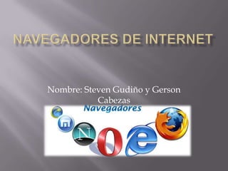 Nombre: Steven Gudiño y Gerson
Cabezas
 