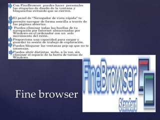 Fine browser